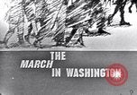 Image of Black Americans Washington DC USA, 1963, second 4 stock footage video 65675029514