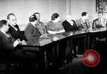 Image of British and American working men on exchange visit to America United States USA, 1944, second 10 stock footage video 65675029523
