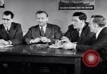 Image of British and American working men on exchange visit to America United States USA, 1944, second 26 stock footage video 65675029523