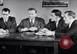 Image of British and American working men on exchange visit to America United States USA, 1944, second 28 stock footage video 65675029523