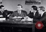 Image of British and American working men on exchange visit to America United States USA, 1944, second 30 stock footage video 65675029523
