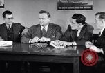 Image of British and American working men on exchange visit to America United States USA, 1944, second 36 stock footage video 65675029523