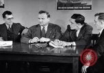 Image of British and American working men on exchange visit to America United States USA, 1944, second 38 stock footage video 65675029523