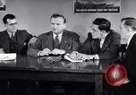 Image of British and American working men on exchange visit to America United States USA, 1944, second 40 stock footage video 65675029523
