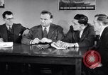 Image of British and American working men on exchange visit to America United States USA, 1944, second 42 stock footage video 65675029523