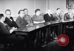 Image of British and American working men on exchange visit to America United States USA, 1944, second 43 stock footage video 65675029523