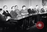 Image of British and American working men on exchange visit to America United States USA, 1944, second 45 stock footage video 65675029523