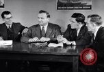 Image of British and American working men on exchange visit to America United States USA, 1944, second 49 stock footage video 65675029523