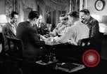 Image of British and American factory counterpart workers on international exchange visit to the United States Los Angeles California USA, 1944, second 5 stock footage video 65675029527