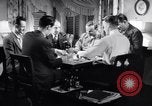 Image of British and American factory counterpart workers on international exchange visit to the United States Los Angeles California USA, 1944, second 6 stock footage video 65675029527