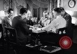 Image of British and American factory counterpart workers on international exchange visit to the United States Los Angeles California USA, 1944, second 7 stock footage video 65675029527