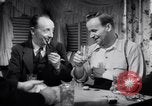 Image of British and American factory counterpart workers on international exchange visit to the United States Los Angeles California USA, 1944, second 17 stock footage video 65675029527