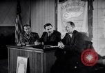 Image of British and American factory counterpart workers on international exchange visit to the United States Los Angeles California USA, 1944, second 21 stock footage video 65675029527