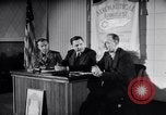 Image of British and American factory counterpart workers on international exchange visit to the United States Los Angeles California USA, 1944, second 23 stock footage video 65675029527