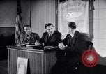 Image of British and American factory counterpart workers on international exchange visit to the United States Los Angeles California USA, 1944, second 24 stock footage video 65675029527