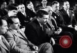 Image of British and American factory counterpart workers on international exchange visit to the United States Los Angeles California USA, 1944, second 32 stock footage video 65675029527