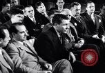 Image of British and American factory counterpart workers on international exchange visit to the United States Los Angeles California USA, 1944, second 33 stock footage video 65675029527