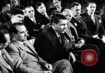 Image of British and American factory counterpart workers on international exchange visit to the United States Los Angeles California USA, 1944, second 34 stock footage video 65675029527