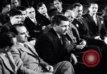 Image of British and American factory counterpart workers on international exchange visit to the United States Los Angeles California USA, 1944, second 36 stock footage video 65675029527
