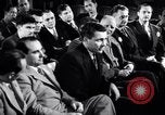Image of British and American factory counterpart workers on international exchange visit to the United States Los Angeles California USA, 1944, second 37 stock footage video 65675029527