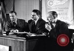 Image of British and American factory counterpart workers on international exchange visit to the United States Los Angeles California USA, 1944, second 46 stock footage video 65675029527
