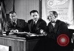 Image of British and American factory counterpart workers on international exchange visit to the United States Los Angeles California USA, 1944, second 50 stock footage video 65675029527