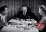 Image of British factory workers on international labor exchange visit to America return home United States USA, 1944, second 44 stock footage video 65675029528