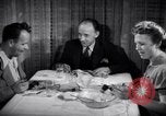 Image of British factory workers on international labor exchange visit to America return home United States USA, 1944, second 45 stock footage video 65675029528