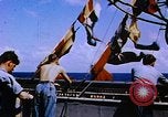 Image of USS Mount Olympus and USS Cacapon Atlantic Ocean, 1950, second 11 stock footage video 65675029537
