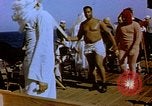 Image of USS Mount Olympus and USS Cacapon Atlantic Ocean, 1950, second 23 stock footage video 65675029537