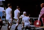 Image of USS Mount Olympus and USS Cacapon Atlantic Ocean, 1950, second 33 stock footage video 65675029537