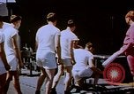Image of USS Mount Olympus and USS Cacapon Atlantic Ocean, 1950, second 34 stock footage video 65675029537