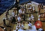 Image of USS Mount Olympus and USS Cacapon Atlantic Ocean, 1950, second 41 stock footage video 65675029537