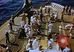 Image of USS Mount Olympus and USS Cacapon Atlantic Ocean, 1950, second 42 stock footage video 65675029537