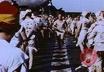 Image of USS Mount Olympus and USS Cacapon Atlantic Ocean, 1950, second 46 stock footage video 65675029537