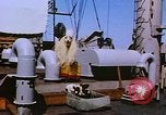 Image of USS Mount Olympus and USS Cacapon Atlantic Ocean, 1950, second 51 stock footage video 65675029537