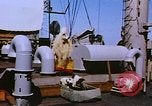 Image of USS Mount Olympus and USS Cacapon Atlantic Ocean, 1950, second 52 stock footage video 65675029537