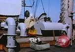 Image of USS Mount Olympus and USS Cacapon Atlantic Ocean, 1950, second 54 stock footage video 65675029537