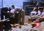 Image of USS Mount Olympus and USS Cacapon Atlantic Ocean, 1950, second 60 stock footage video 65675029537