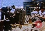 Image of USS Mount Olympus and USS Cacapon Atlantic Ocean, 1950, second 62 stock footage video 65675029537