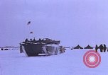 Image of landing vehicle tracked Antarctica, 1950, second 18 stock footage video 65675029548
