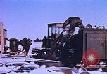 Image of landing vehicle tracked Antarctica, 1950, second 61 stock footage video 65675029548