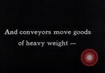 Image of conveyor belts United States USA, 1931, second 35 stock footage video 65675029566