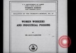 Image of Bulletin of Women's Bureau United States USA, 1931, second 17 stock footage video 65675029567