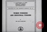 Image of Bulletin of Women's Bureau United States USA, 1931, second 18 stock footage video 65675029567