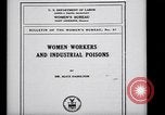 Image of Bulletin of Women's Bureau United States USA, 1931, second 20 stock footage video 65675029567