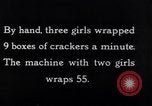 Image of soda crackers United States USA, 1931, second 4 stock footage video 65675029571