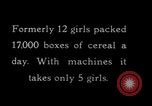 Image of wrapping cereal boxes United States USA, 1931, second 6 stock footage video 65675029572