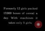 Image of wrapping cereal boxes United States USA, 1931, second 11 stock footage video 65675029572