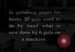 Image of gather book pages United States USA, 1931, second 1 stock footage video 65675029575